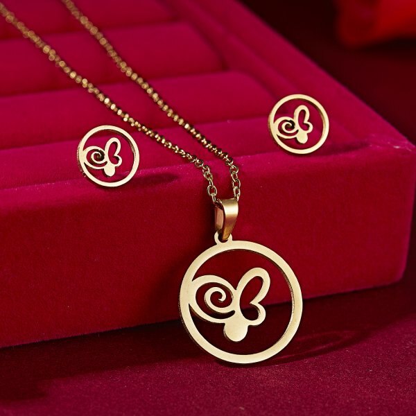 Smiley face Earring Set Fashion versatile clothes Pendant